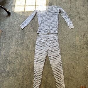 Roller Rabbit Blue and White Kids Pajama Set